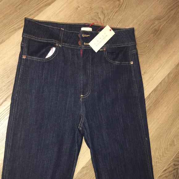 Alice n Olivia NWT YOUR BEAUTIFUL HIGH WAIST FLARE LEG BADAZZ JEANS size… - Picture 5 of 9